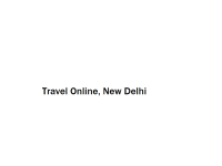 Travel Online - New Delhi