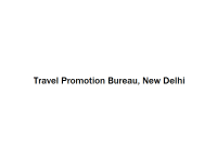 Travel Promotion Bureau - New Delhi