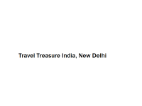 Travel Treasure India - New Delhi