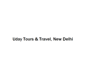 Uday Tours & Travel - New Delhi