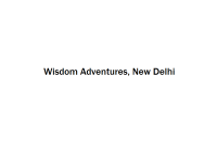 Wisdom Adventures - New Delhi