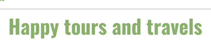 Happy Tours and Packages - Bangalore