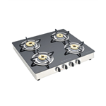 Bajaj 4 Burner CGX SS Glass Gas Cooktop