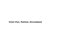 Hotel Irfan - Rakhial - Ahmedabad