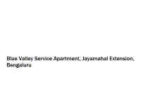 Blue Valley Service Apartment - Jayamahal Extension - Bengaluru