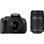 Canon EOS 700D Double Zoom (EF S18 55 mm IS II and EF S55 250 mm II) DSLR Camera