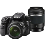 Sony Alpha SLTA58Y with DT 18 55 mm F3.5 5.6 SAM II and DT 55 200 mm F4 5.6 SAM DSLR Camera