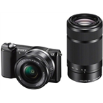 Sony ILCE5000Y with SELP1650 & SEL55210 Lens Mirrorless Camera