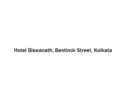 Hotel Biswanath - Bentinck Street - Kolkata