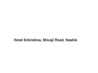 Hotel Srikrishna - Shivaji Road - Nashik