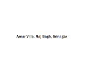 Amar Villa - Raj Bagh - Srinagar