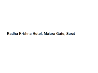 Radha Krishna Hotel - Majura Gate - Surat