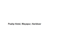 Pushp Hotel - Mayapur - Haridwar