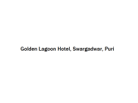 Golden Lagoon Hotel - Swargadwar - Puri