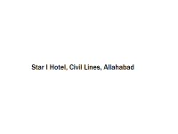 Star I Hotel - Civil Lines - Allahabad