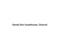 Nanda Devi Guesthouse - Chamoli