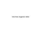 India Hotel - Durgachak - Haldia