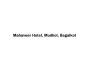 Mahaveer Hotel - Mudhol - Bagalkot