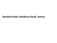 Standard Hotel - Residency Road - Jammu