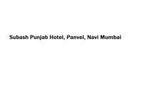 Subash Punjab Hotel - Panvel - Navi Mumbai
