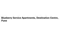 Blueberry Service Apartments - Destination Centre - Pune