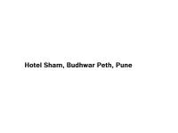 Hotel Sham - Budhwar Peth - Pune