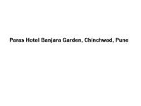 Paras Hotel Banjara Garden - Chinchwad - Pune