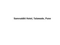 Samruddhi Hotel - Talawade - Pune