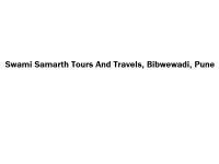Swami Samarth Tours And Travels - Bibwewadi - Pune