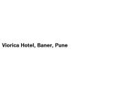 Viorica Hotel - Baner - Pune