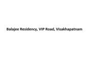 Balajee Residency - VIP Road - Visakhapatnam
