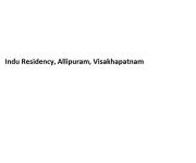 Indu Residency - Allipuram - Visakhapatnam