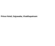 Prince Hotel - Gajuwaka - Visakhapatnam