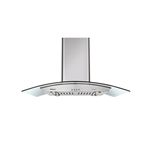 Sunflame 90cm Isola 90 SS BF 1100 Suction Chimney