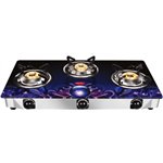 Pigeon Smart Plus Glass Manual 3 Burner Gas Stove
