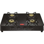 Prestige Royale LP Gas Table with Glass Top Manual 4 Burner Gas Stove