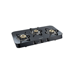 Sunflame 3B-BK-Ai Crystal Curve Toughened Glass Cooktop