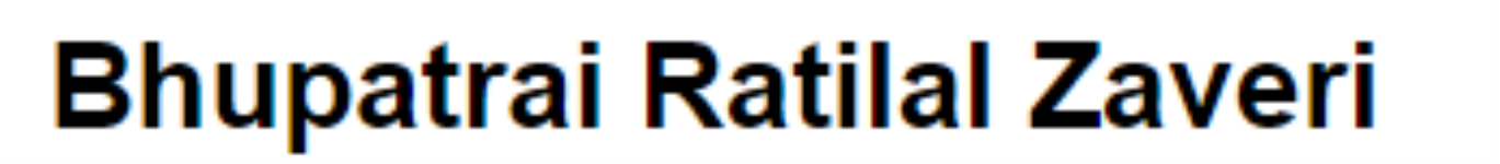 Bhupatrai Ratilal Zaveri