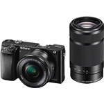 Sony Alpha ILCE-6000Y (Body with SELP1650 and SEL55210 Lens) DSLR Camera
