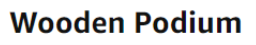 Wooden Podium