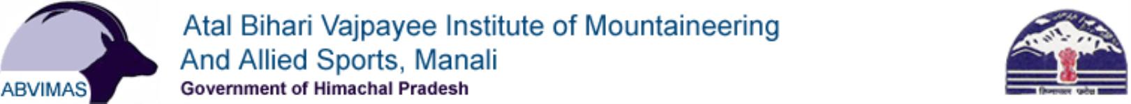 Atal Bihari Vajpayee Institute Of Mountaineering & Allied Sports - Manali