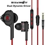 BlitzWolf BW-ES2 Wired Control In-ear Earphone Headphone With Mic