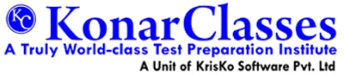 Konar Classes - Bangalore