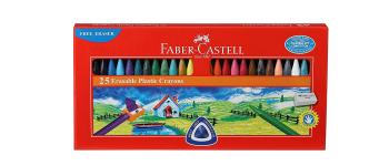 Faber Castell 25 Erasable Plastic Crayons