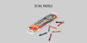 Doms 25 Shades (Tray) Oil Pastels