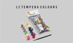 Doms 12 Shades Tempera Colours
