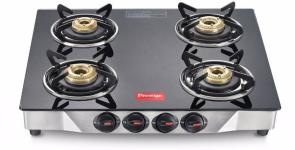 Prestige Premia Deluxe Manual 4 Burner Gas Stove