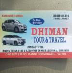 Dhiman Tour and Travels - Delhi