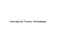 International Travels - Ahmedabad