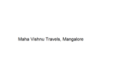 Maha Vishnu Travels - Mangalore